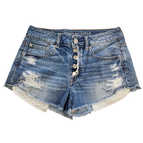 American Eagle Outfitters Pants - American Eagle Outfitters Jean Shorts High Rise Festival Sz 2